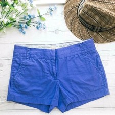 J.Crew Chino Broken In Blue 100% Cotton Shorts Boho Boho Sheek Outdoor Summer