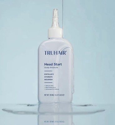 TRUHAIR Head Start Scalp Ampoule EXFOLIATE HYDRATE NOURISH 5.07fl oz