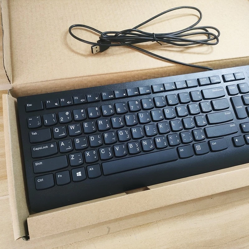 Original Arabic Arabic USB keyboard wired keyboard for lenovo SK8823 EKB536 - Image 4 of 4