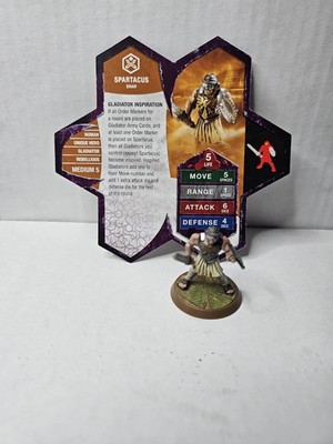 Spartacus - Heroscape Wave 5 Thora's Vengeance w/ Custom Card