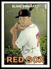 Blake Swihart 2016 Topps Heritage #96 Boston Red Sox 25297 Baseball Card