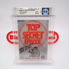 NES Nintendo GOLGO 13: TOP SECRET EPISODE - ROUND SOQ WATA GRADED 9.4 A+ Sealed!