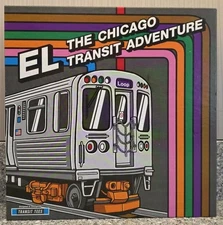 EL The Chicago Transit Adventure Board Game TRT445527 2019 Transit Tees Complete