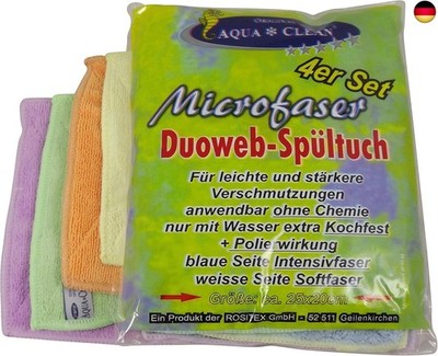 AC Duoweb Mikrofaser Spültuch 4er Set