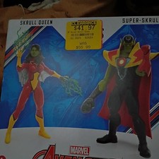 Marvel Avengers Legends Skrull Queen and Super-Skrull Action Figure Set -...