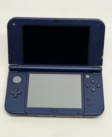 Nintendo NEW 3DS LL XL Metallic Blue Console Charging Cable & Stylus Region Free