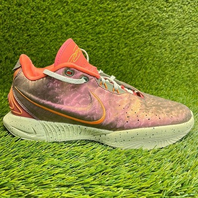 Nike LeBron XXI 21 Queen Conch Mens Size 9.5 Pink Gold Basketball Shoes Sneakers
