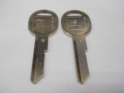 GM LOGO B49 Key Blank Fits GM B Cadillac GMC Buick Oldsmobile Lot of 2