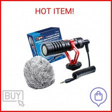 Vidpro XM-cm Compact Micro Video Microphone with Integrated Shock Mount