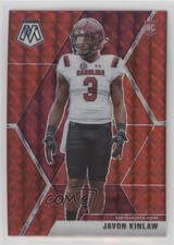 2020 Panini Mosaic Rookies Choice Red Fusion Prizm /80 Javon Kinlaw #247 2r7