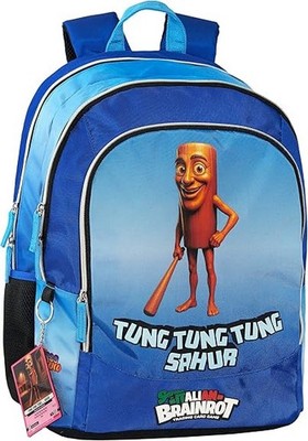 BRAINROT - Official Organized School Backpack Brainrot, Tung Tung Tung Sahur