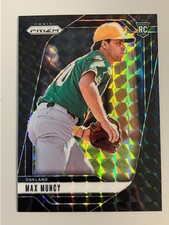 2025 Prizm Baseball MAX MUNCY Black Finite Prizm 1/1 RC - SP SSP Athletic
