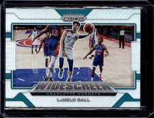 LaMelo Ball 2021-22 Panini Prizm #9 Widescreen Prizms Silver Charlotte Hornets