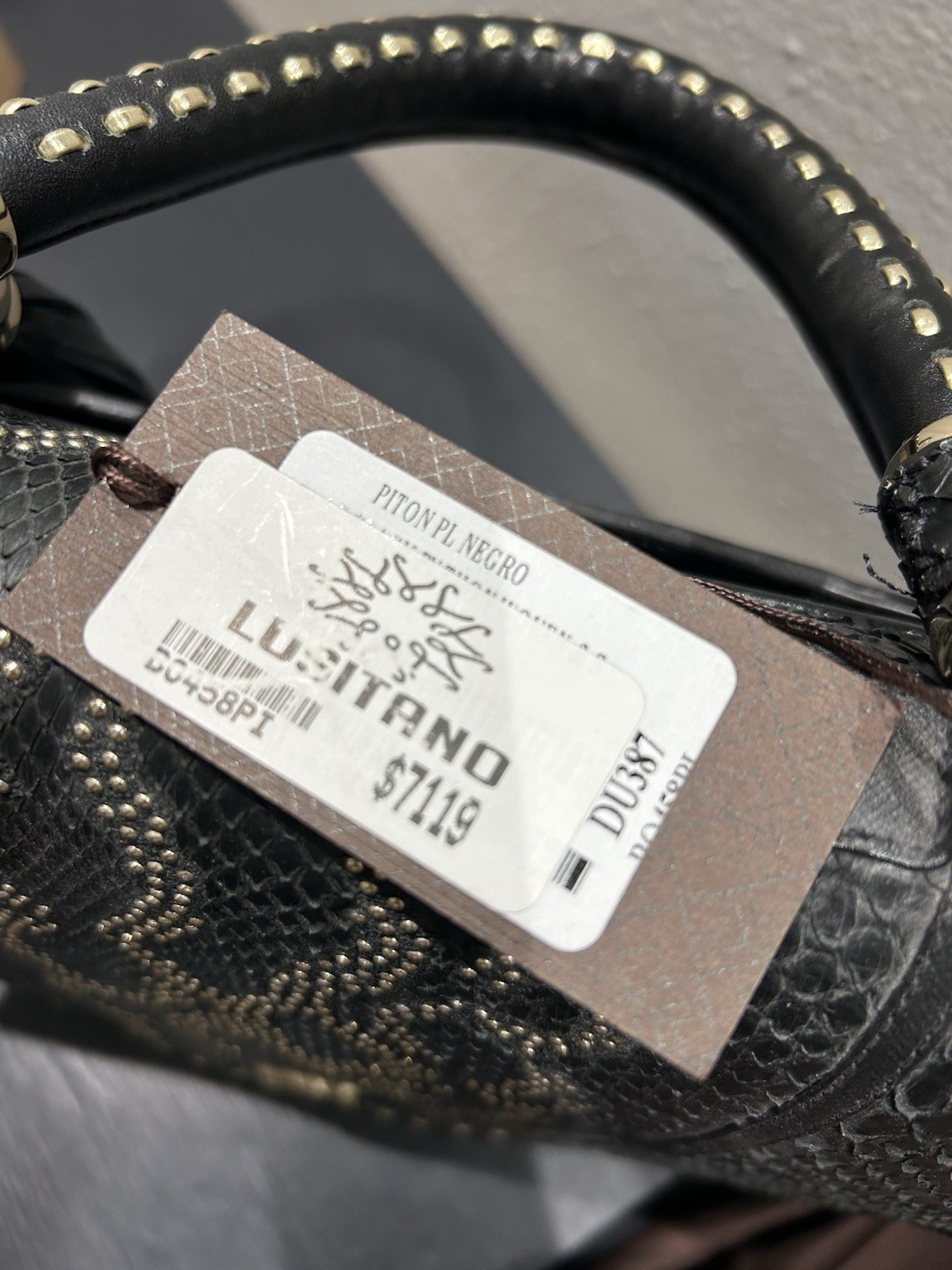 Cuadra- Python (Piton) Leather Purse - image 4