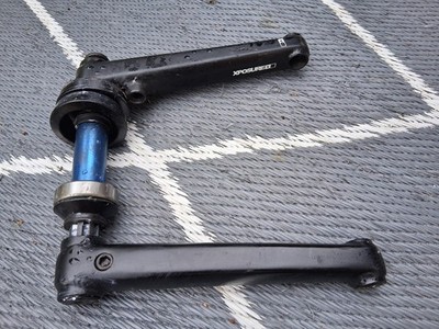 XPOSURE BMX Fahrrad 3 Stück Kurbelgarnitur - SCHWARZ Haro - GT - Schwin - 175 - Mittelschule BMX