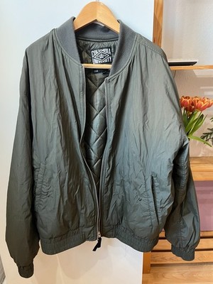 Official Columbia University Bomber Jacket - Olive Green - Size L