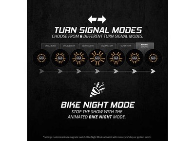 XK Glow - XK-MTP57-BF - Pro Series MotoTurnz LED Turn Signal