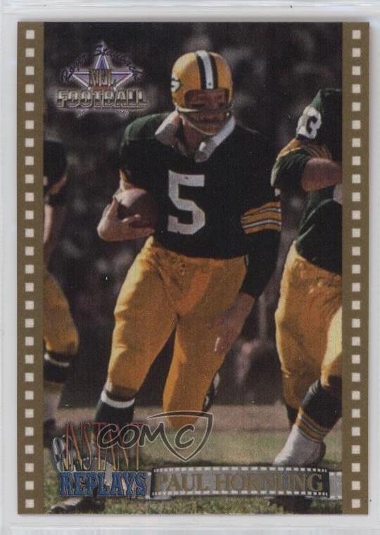 1994 Roger Staubach's NFL Football Instant Replays Paul Hornung #IR7 HOF 7v7