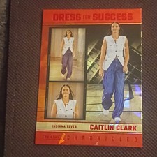 2025 Panini Caitlin Clark Dress for Success Insert #63 Indiana Fever WNBA