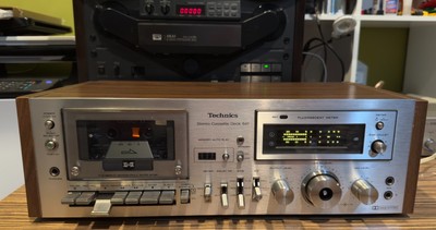 Technics RS-641 Cassette Deck – Good Working Condition - Wood