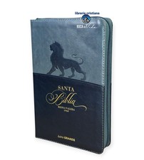 Biblia Con Cierre Letra Grande RVR.1960 Imit.Piel Le n De La Tribu De Juda Index