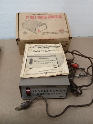 Vintage Archer 12V Power Converter 22-127B Radio Shack Tandy Battery Eliminator 