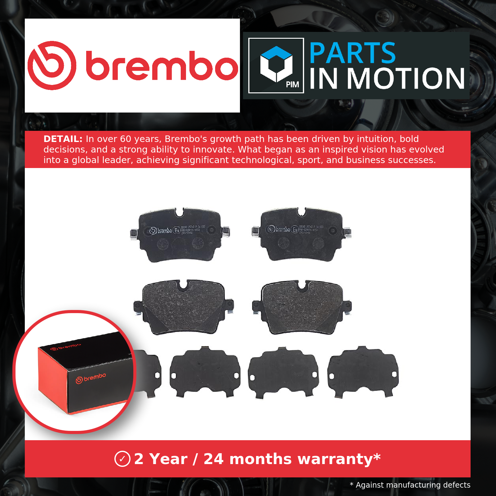 Fits BREMBO P 36 033 Brake Pad Set, disc brake P 36 033 Brake pads se ⭐UK Stock⭐ - Image 9