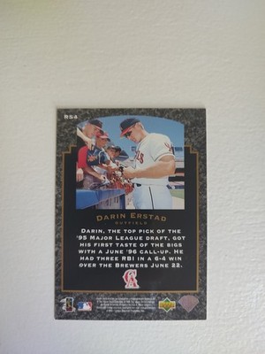 1996 Upper Deck Rock Solid Foundation #RS4 Darin Erstad California