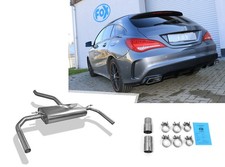 FOX Edelstahl Duplex Sportauspuff Mercedes CLA C117/X117 für AMG Heckschürze FOX Edelstahl Duplex Sportauspuff Mercedes CLA C117/X117 für AMG Heckschürze