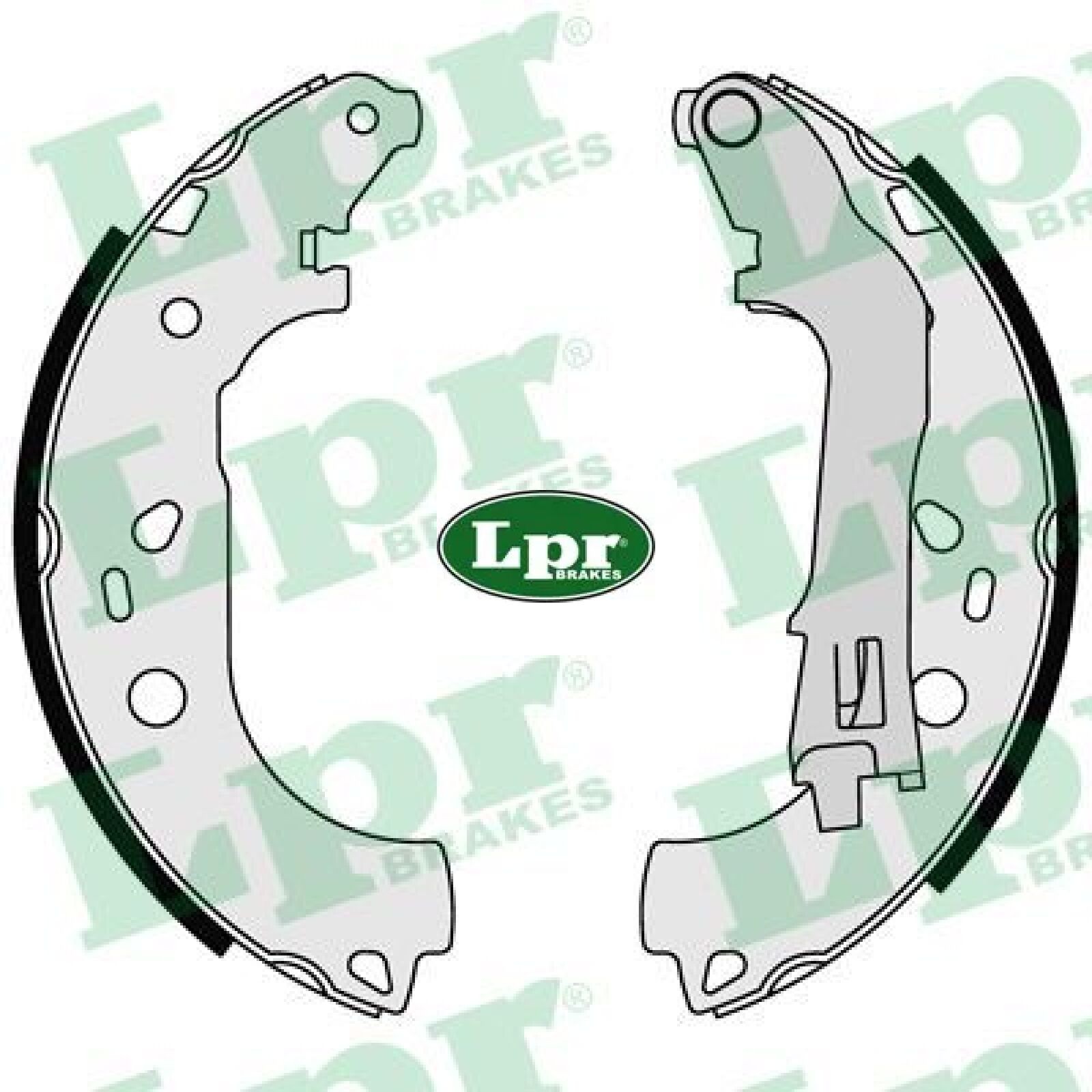 Lpr Bremsbackensatz 08590 - Bild 5
