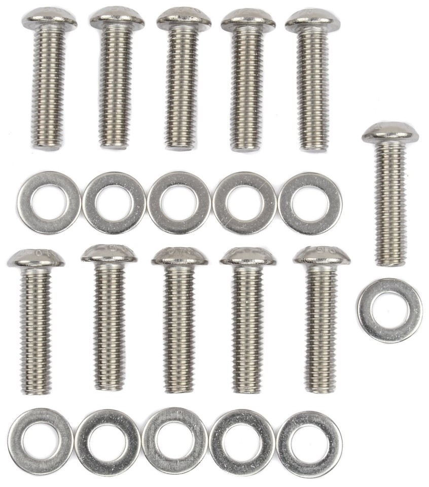 ARP 450-6805 Pulley Bolt Kit - Stainless Steel 4-Bolt 12-Point Lower Pulley Kit For Ford