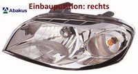 Abakus 235-1104R-LD-E Hauptscheinwerfer Rechts Scheinwerfer FüR Chevrolet