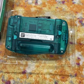 Wonderswan Wonder Swan  Bandai Console - Skeleton  Green In Box With Manual