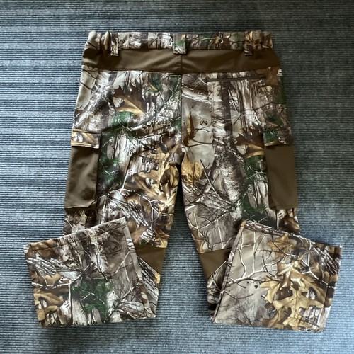 Realtree Pant's Men's 2XL Cargo Pockets Xtra Camo Hunting Zipper Ankle Easy Care - Picture 3 of 14