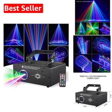 Multi-Functional RGB Stage Laser Lights - 15 Animated Graphics Included