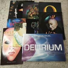 Lot of 10 Cirque du Soleil souvenir programs Vintage NICE See Photos