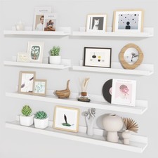 Picture Ledge Shelf, Floating Shelves for Wall Decor Storage Set of 6, 36 inc...