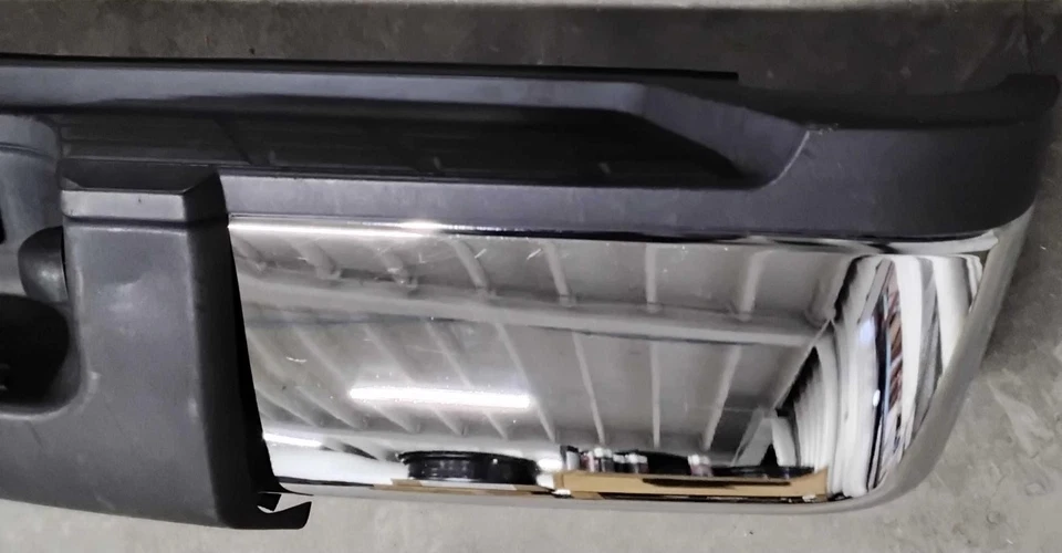 2007-2010 Chevrolet GMC Sierra Silverado 2500 3500 HD Rear Bumper Chrome 547 B - Image 4 of 4