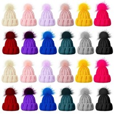 Mini Christmas Knit Hats Doll Crafts Xmas Tiny Small Tree Ornaments DIY Accs