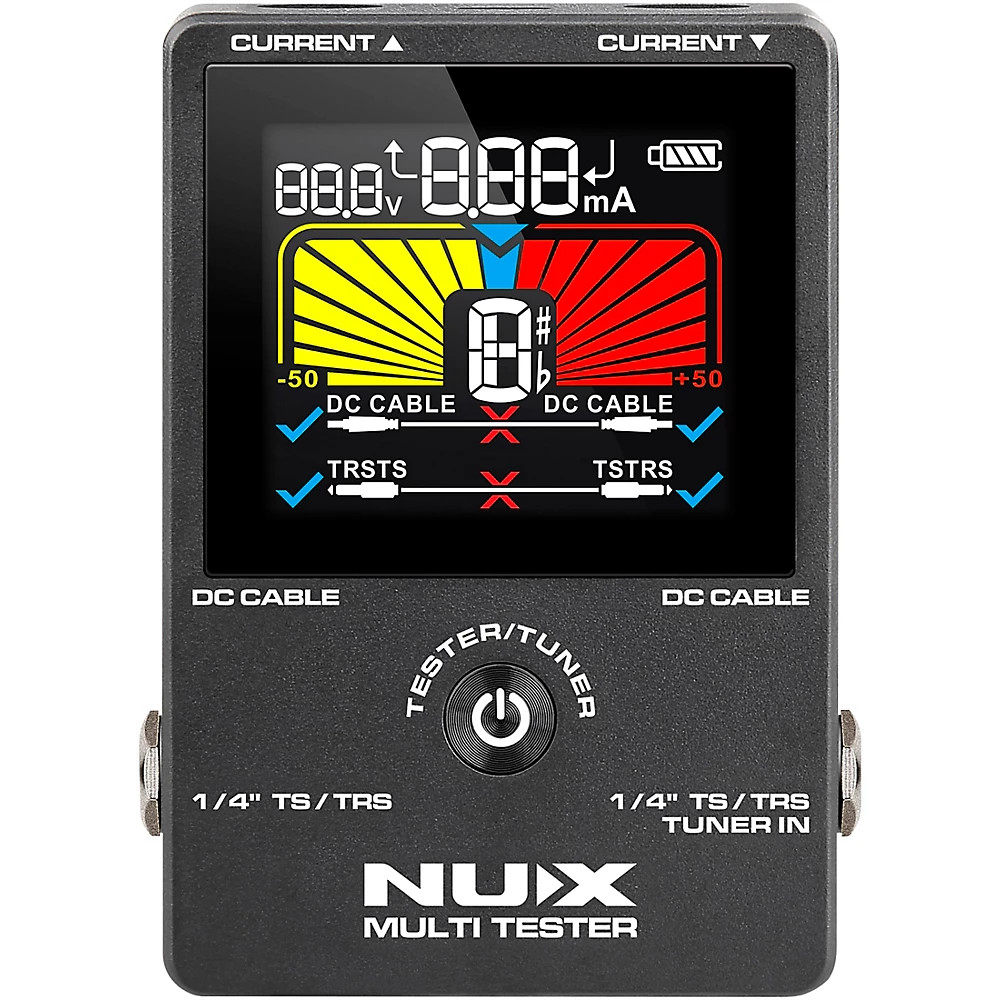 Мультитестер и тюнер NUX NMT-1 Черный 9690₽
