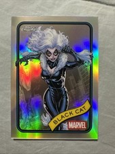 2025 Topps Chrome Marvel Black Cat Refractor #106