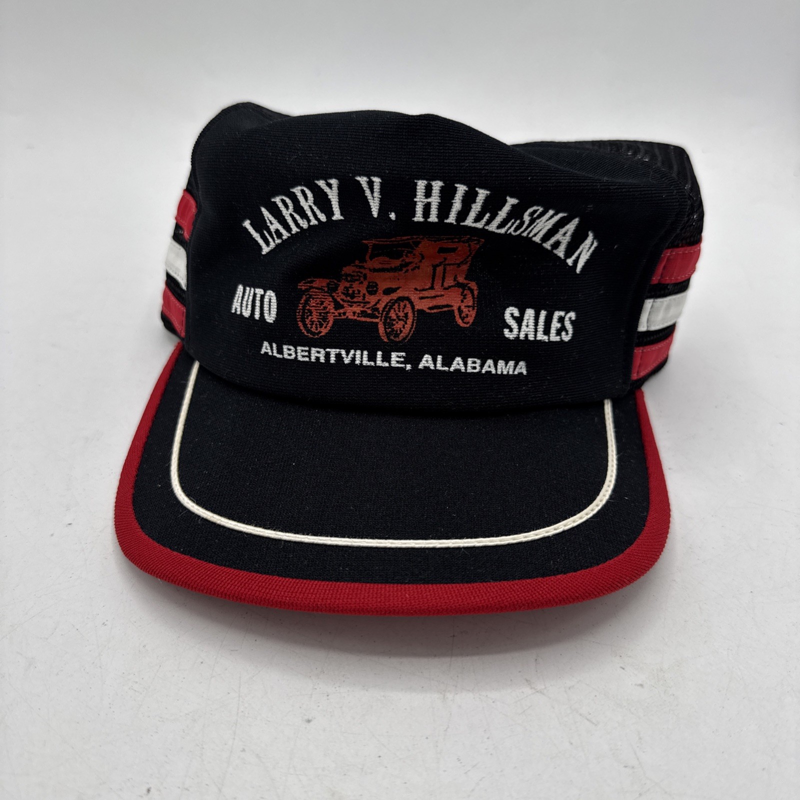 Adults Puff Paint 80s Mesh Snapback Auto Sales