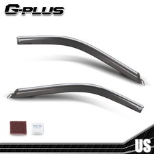 In-Channel Window Rain Guards Fit 09-26 Dodge Ram 1500 2500 3500 Crew Cab Smoke