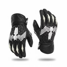 Customize biker leather gloves