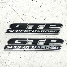 97-00 Pontiac Grand Prix Oem Gtp Supercharged Emblem Door Badge Logo Pair Set