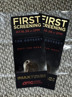 TICKETS OPENING NIGHT THE ODYSSEY 70MM IMAX