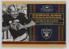 2008 Donruss Classics Timeless Treasures Silver /250 George Blanda HOF l5w