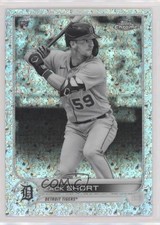 2022 Topps Chrome Black & White Mini-Diamond Refractor Zack Short #86 h3a