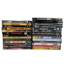Lot of 27 DVD Movies Action Drama Sci-Fi Thriller Animation The incredible Hulk
