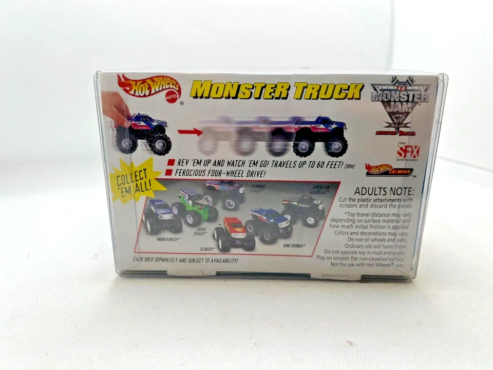 Hot Wheels Rev and Go Slinger Power 2000 New Hot Wheels Monster Truck  - Image 4 of 4